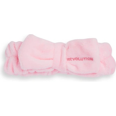 Revolution Skincare Kozmetická čelenka Pretty Pink Bow