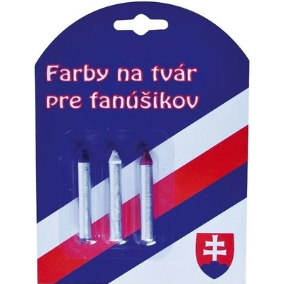 Sportteam farby na tvár SR2 ceruzky 2 x 3 ks