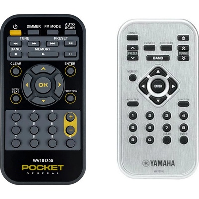 GENERAL Yamaha wv151300 - дистанционно управление дубликат (wv151300)