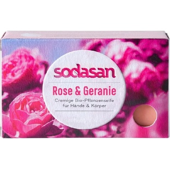 Sodasan BIO Pleťové mydlo Cream Wild Roses 100 g