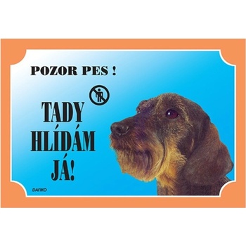 Dafiko Tabuľka jazvečík hrubosrstý 1 ks