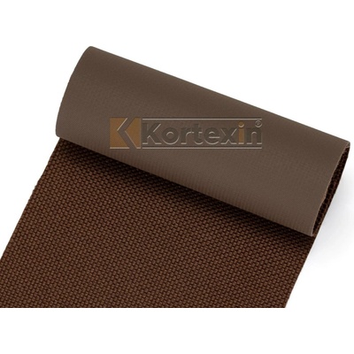 KORTEXIN 600D/64T PVC WR-62 tm.hnědá Množství: celá role - 40 bm návin