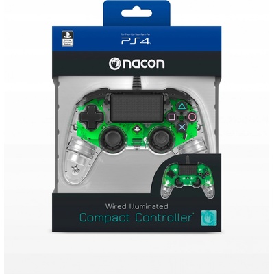 Nacon Wired Compact Controller PS4OFCPADCLGREEN