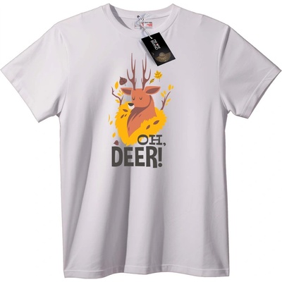 NOONEBRAND Тениска О, Елене! - 5XL, White