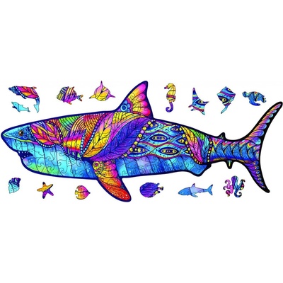 IZMAEL Dřevěné Shark/M 116 dílků
