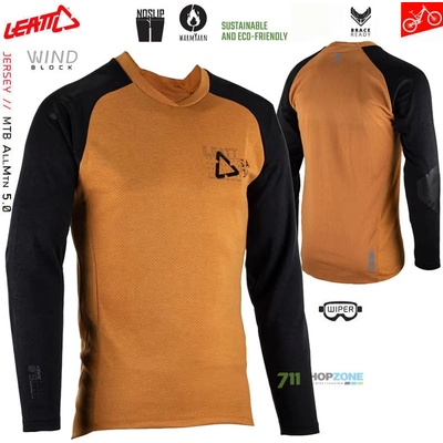 Leatt MTB AllMtn 5.0 horčicová