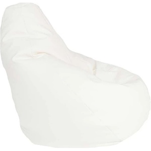 Pufrelax Пуф круша, 220л. , Nirvana Hobbit - White, PU кожа, Пълнеж от Полистиролни перли (PUF-G-NH-PU-WH)