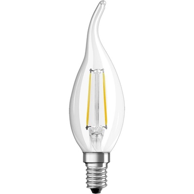 Osram LED žárovka LED E14 BA35 2,5W = 25W 250lm 2700K Teplá bílá 300° Filament STAR
