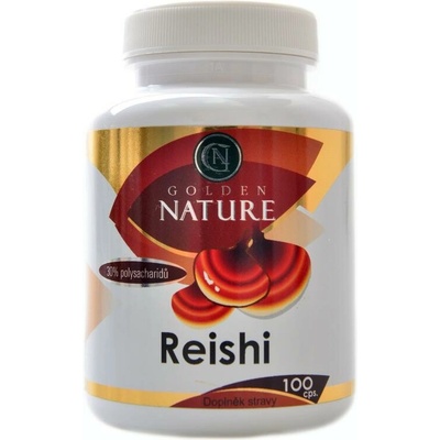 Golden Nature Reishi 30% polysacharidů 100 kapsúl