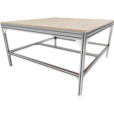 Profesionální Pracovní Stůl Konstukce pro Gravírovací Stroje Frézky Obráběcí CNC do Dílny RatRig Výběr Variant Velikost: 125x175cm