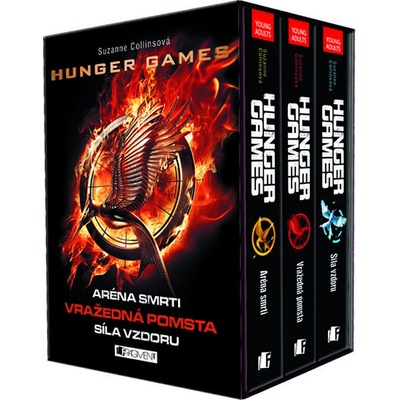 HUNGER GAMES – komplet 1.-3.díl - box - Suzanne Collins