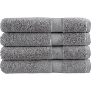 vidaXL Премиум кърпи SOLUND 4 бр сиви 100x200 см 600 gsm (137318)