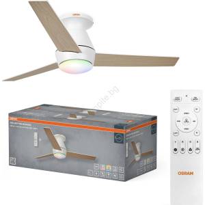 OSRAM - LED RGB димируем таванен вентилатор NORDES LED/18W/230V 3000-6500K + дистанционно управление (P228176)