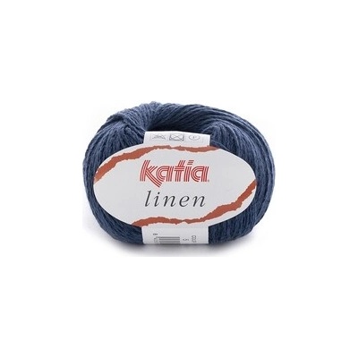 LINEN Katia Farby LINEN: 05 tmavá modrá
