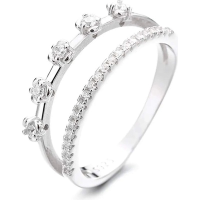 Silenti Jewelry Сребърен пръстен "Роза" - 9 - 59.5мм (19.1мм диам. )