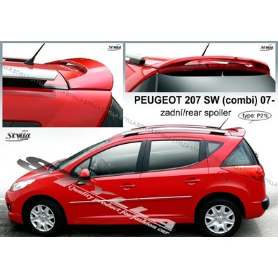 Spoiler zadných dverí horný Peugeot 207 SW 2007-2012