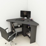 ASIR GROUP Бюро CORNER 73, 8x80 см антрацит (AS1870)