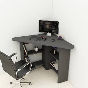 ASIR GROUP Бюро CORNER 73, 8x80 см антрацит (AS1870)