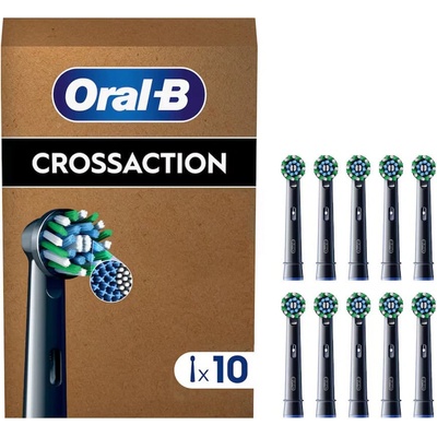 Oral-B Резервни накрайници за ел. четка Oral-B Cross Action 8006530322867, универсални, 10бр. , черни