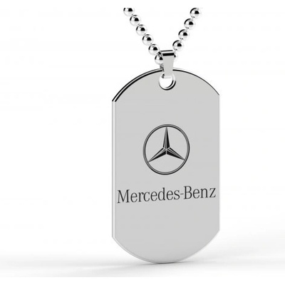 Mogato prívesok ID známka s logom MERCEDES ID-MB