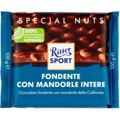 Ritter Sport Horká čokoláda s mandlami 100 g