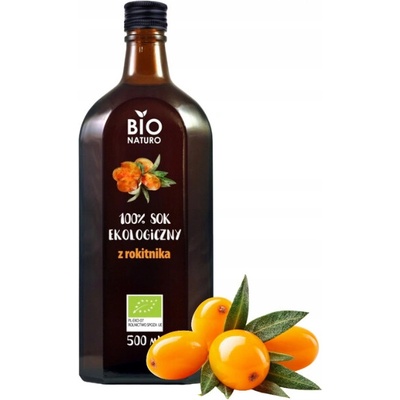 Bio Naturo šťava rakytník 100% bio 500 ml