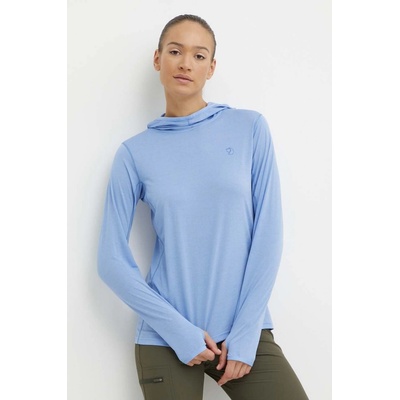 Fjallraven Sportovní mikina Abisko Sun s kapucí F84108 F84108.537 modrá