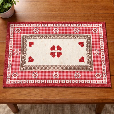 Evenit Prestieranie so srdiečkom gobelínové 009C Bavlna/polyester 30x40cm