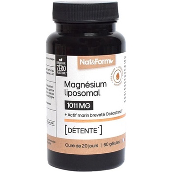 Nat&Form Магнезий (липозомен) 65 mg + рибни пептиди 60 капсули | Nat&Form (025072 (NUTR_MA))