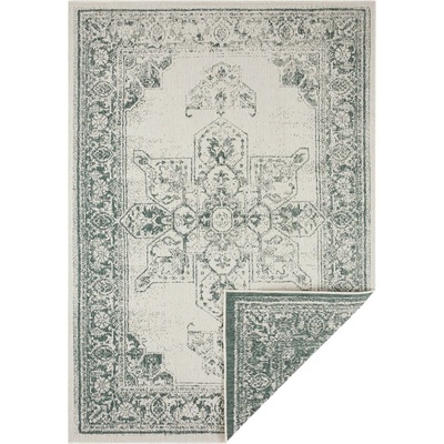 Hanse Home Зелен и кремав килим за открито , 120 x 170 cm Borbon - NORTHRUGS (104139-120x170)