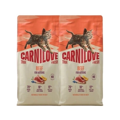 CARNILOVE True Fresh Cat Beef Kittens 2 x 6 kg