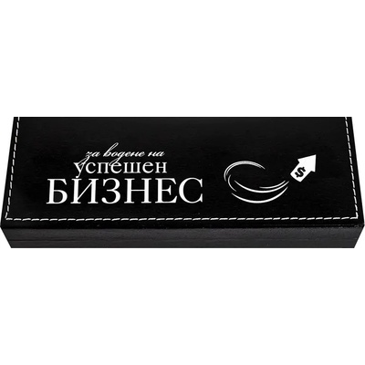 Луксозен комплект Успешен Бизнес химикал със стилус и usb в кутия (К100128-7)