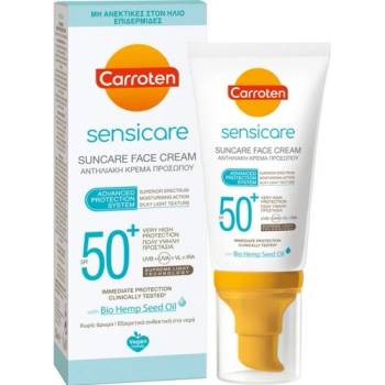 Carroten Sensicare Suncare Face Cream SPF 50+ Слънцезащитен крем за лице за чувствителна кожа