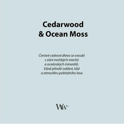 WoodWick Cedarwood & Ocean Moss 453,6 g