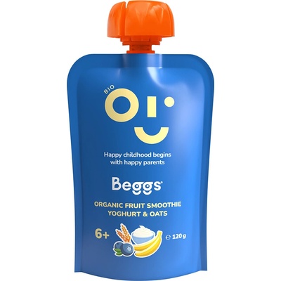 Beggs BIO vrecko Smoothie s jogurtom ovocím a ovsenými vločk