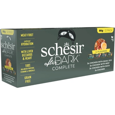 Schesir After Dark 12 x kuracie a vajce 80 g