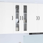 vidaXL Панел за миялна машина Kalmar Лъскаво бяло 60 x 31 x 100 см (884828)
