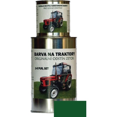 U PEPÁNKA s.r.o. Barvy na traktory Zetor Originální odstín ZELENÁ 2-K Polyuretan 6,25kg