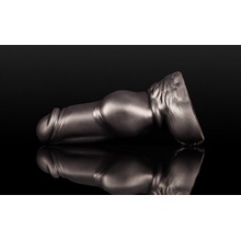 Weredog Roscoe Jet Large prémiové čierne silikónové dildo 25,4 x 5,8–8,2 cm