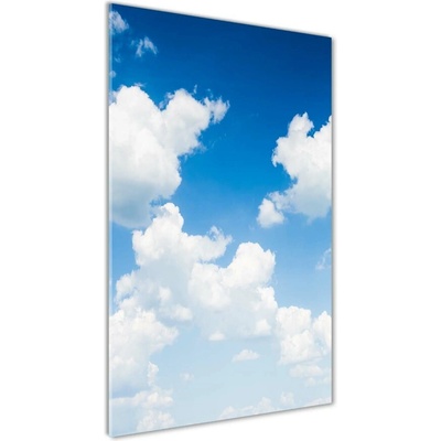 Vertikálny foto obraz sklo tvrdené Mraky na nebi 50x100 cm