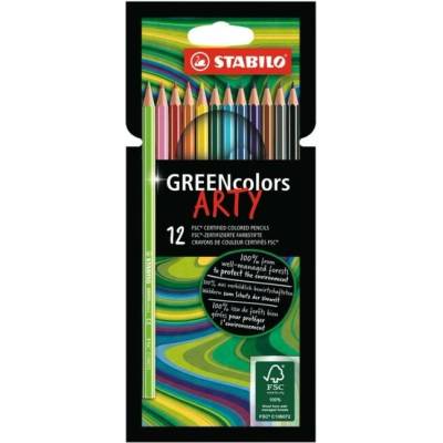 Stabilo Greencolors farbičky 12ks Arty 6019 12 1 20