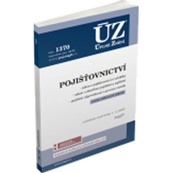 ÚZ 1370 Pojišťovnictví, pojištění odpovědnosti z provozu vozidla - neuveden