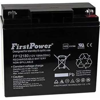 Image 1 of Eaton FirstPower FP18-12 12V 18Ah, FP12180 (FP12180)