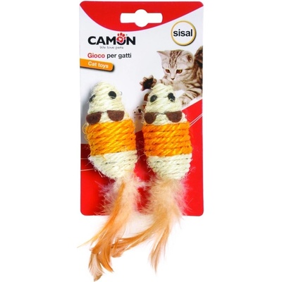 Camon myška sisal s ocáskem 7cm 2 ks