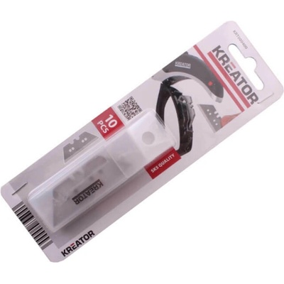 Náhradní nože ROVNÉ do skládacího nože Kreator - 10 ks