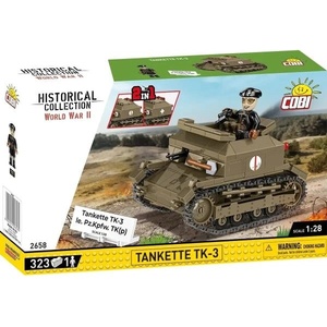 COBI II WW Tankette TK-3 / le. PzKpfw TK(p), 1: 28, 318 к, 1 ф (COBI-2658)