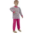 Esito Dívčí pyžamo růžový chameleon