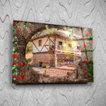 Art gift Стъклено АРТ пано - Възрожденски дом