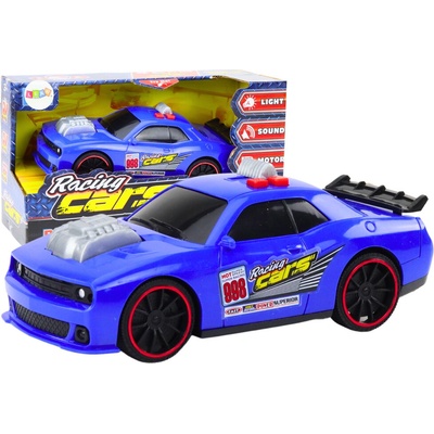 mamido Závodné auto s otváracím motorom, svetlami a zvukmi modrej