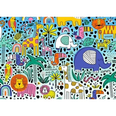 ENJOY Doodle Safari 1000 dielov